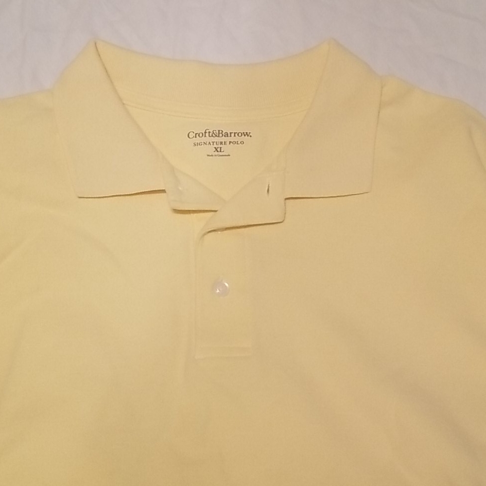 Polo Shirt Yellow short sleeves